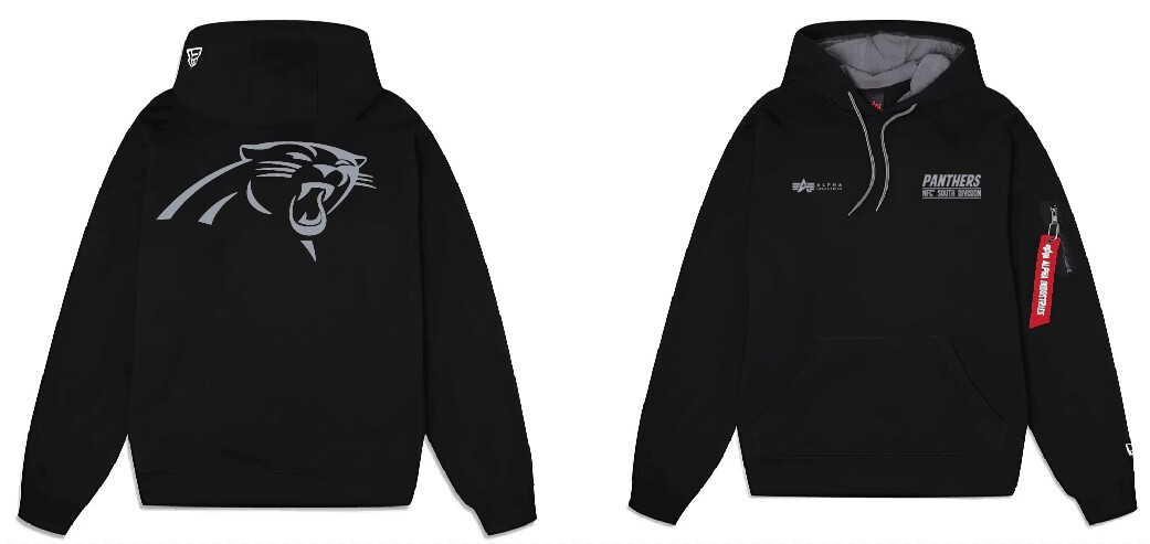 Men Carolina Panthers 2024 Nike NFL black hoodie->indianapolis colts->NFL Jersey